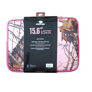Mossy Oak Pink and Brown Camo Laptop Sleeve